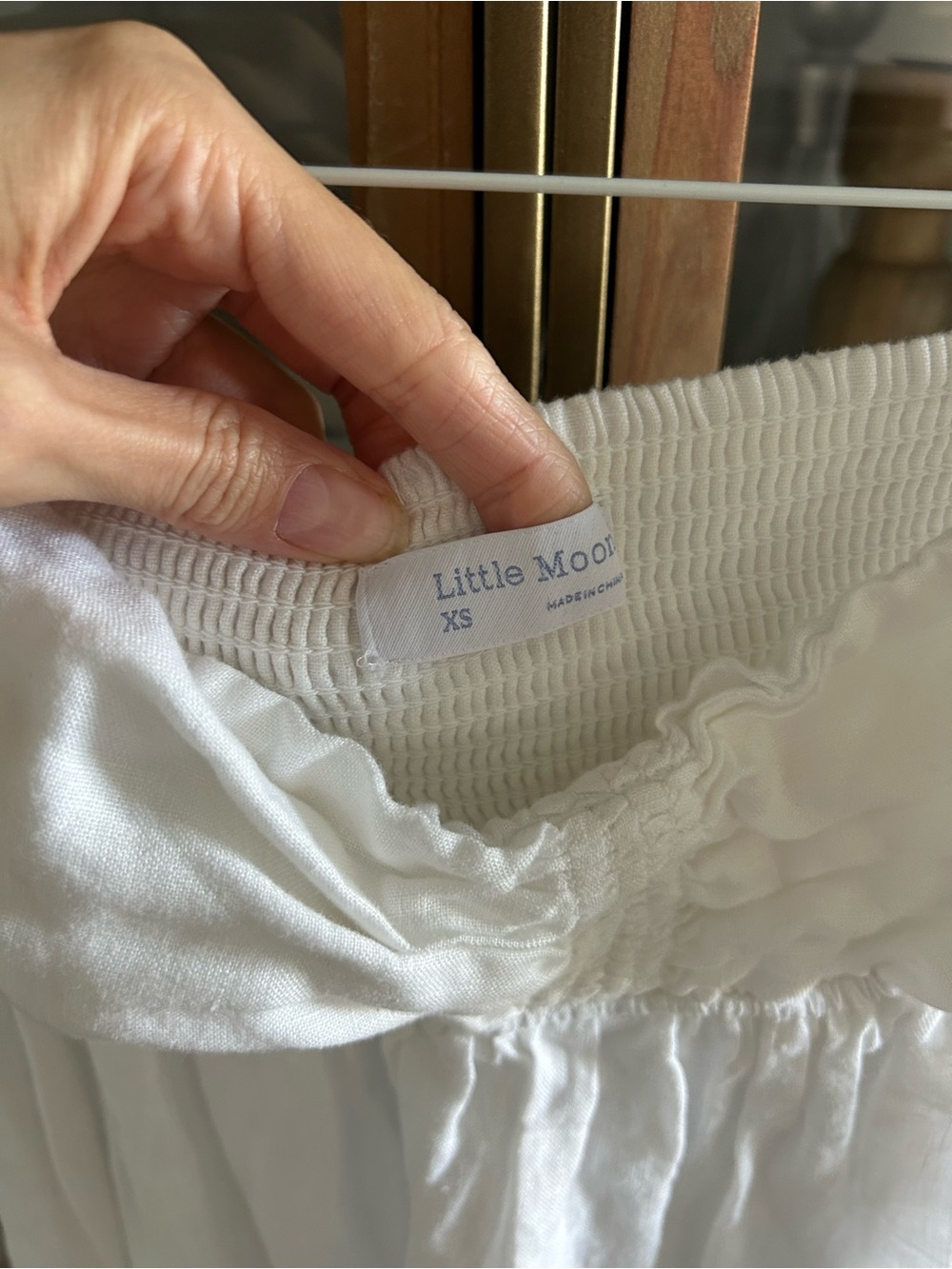 Aritzia Little Moon 100% Linen White Strapless Maxi Dress - Picture 5 of 15